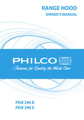 Philco PEW 296 B Owner's Manual