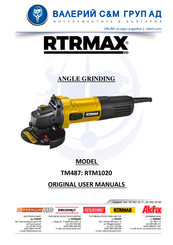 RTRMAX TM487 RTM1020 Original User Manual