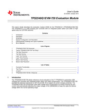 Texas Instruments TPS2549Q1EVM-729 User Manual