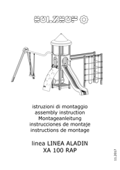Holzhof LINEA ALADIN XA 100 RAP Assembly Instruction Manual