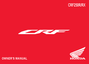 Honda CRF250RX 2023 Owner's Manual