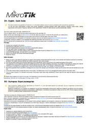 MikroTik CRS504 Quick Manual