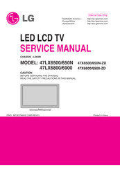 LG 47LX6900 Service Manual
