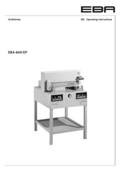 EBA 4850 EP Operating Instructions Manual