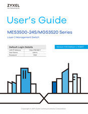 ZyXEL Communications MGS3520-50 User Manual