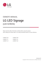 LG LSAB007-N2 Owner's Manual