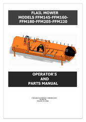 FARM-MAXX FFM220 Operator And Parts Manual