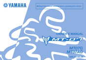 Yamaha MT07AG 2015 Owner's Manual