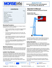 Morse 515-N-125 Operator's Manual