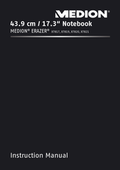 Medion ERAZER X7820 Instruction Manual