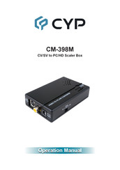 Cyp CM-398M Operation Manual