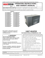 HeatStar HSU300NGPALP Operating Instructions And Owner's Manual