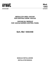 urmet domus 1043/540 Installation Manual
