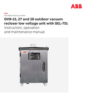 ABB OVR-38 Instruction, Operation And Maintenance Manual
