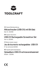 TOOLCRAFT 2623586 Original Instructions Manual
