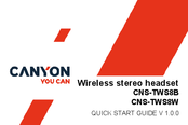 Canyon CNS-TWS8B Quick Start Manual