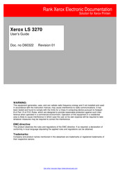 Xerox LS 3270 User Manual