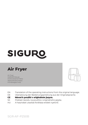 SIGURO SGR-AF-P250B Operating Instructions Manual