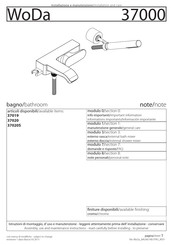 bagno WoDa 37019 Manual