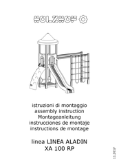 Holzhof LINEA ALADIN XA 100 RP Assembly Instruction Manual