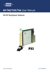 Pickering PXI 40-740 User Manual
