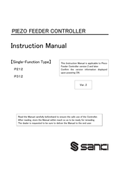 SANKI P212 Instruction Manual