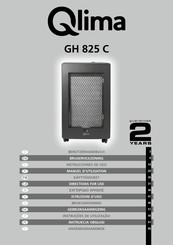 Qlima GH 825 C Instructions For Use Manual