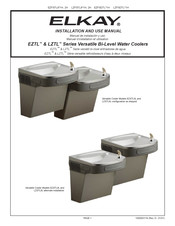 Elkay EZFSTL8 2H Series Installation And Use Manual
