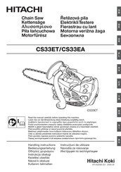 Hitachi CS33EA Handling Instructions Manual