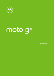 Motorola moto g13 User Manual