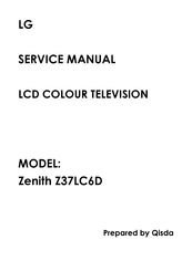 LG Zenith Z37LC6D Service Manual