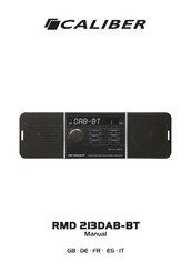 Caliber RMD 213DAB-BT Manual
