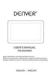 Denver TAD-90032MK2 User Manual