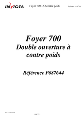 Invicta Foyer 700 Specific User And Installation Manual