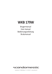 Scandomestic WKB 179W User Manual