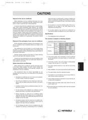 Hiyasu ASE7TI Manual