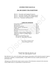 Max Machinery 286-3 4 Series Instruction Manual