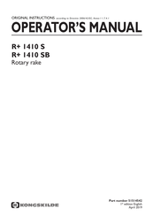 Kongskilde R+ 1410 SB Operator's Manual