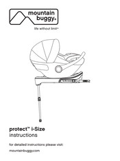 Mountain Buggy protect i-Size Instructions Manual