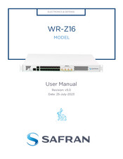 Safran WR-Z16 User Manual