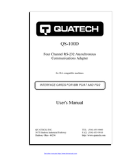 Quatech QS-100D User Manual
