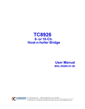 TC Communications TC8926 User Manual