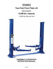 ASEplatinum TP12KFX Assembly & Operation Instruction Manual
