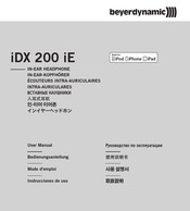 Beyerdynamic iDX 200 iE User Manual