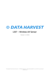 Data Harvest 1207 Manual
