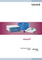 Funkwerk elmeg ICT Operating Instructions Manual