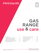 Frigidaire FCRG3062AB Use & Care Manual