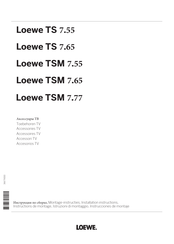 Loewe TSM 7.55 Installation Instructions Manual