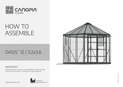 Palram CANOPIA OASIS 12 3.2x3.6 How To Assemble