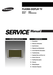 Samsung PPM42S2XXAA D53A Service Manual